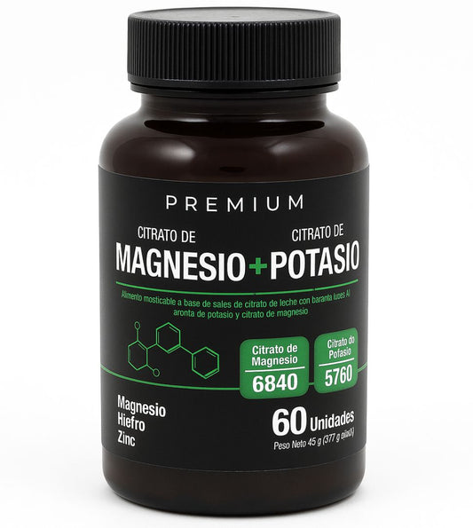 Citrato de MAGNESIO + POTASIO