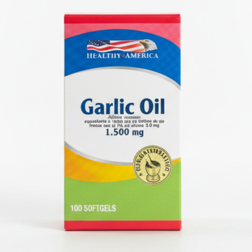 Aceite De Ajo 1500 Mg Healthy America Frasco