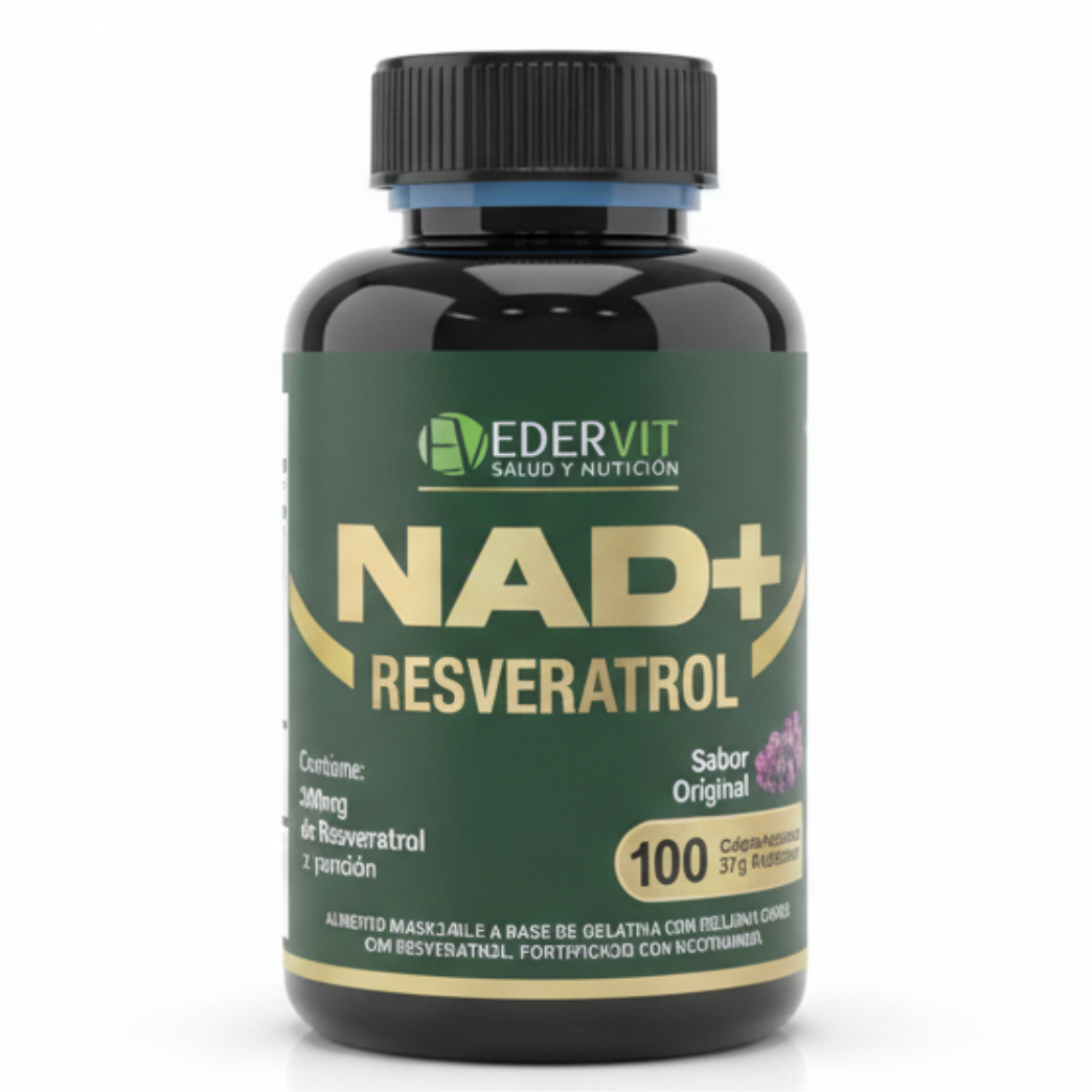 NAD+ Resveratrol Liposomal – Energía y Salud Celular